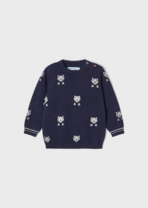 Bear Jacquard sweater baby boy MAYORAL