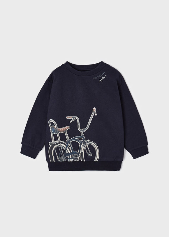 Bicycle Graphic Sweatshirt boy MAYORAL