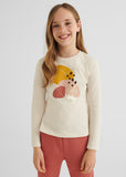 ECOFRIENDS long sleeved graphic T-shirt girl MAYORAL