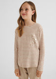 ECOFRIENDS stripped long sleeved T-shirt girl MAYORAL