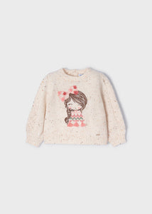 Embroidered Sweater baby girl  MAYORAL