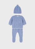 Set of Knitted Leg warmer with hat ECOFRIENDS newborn boy MAYORAL